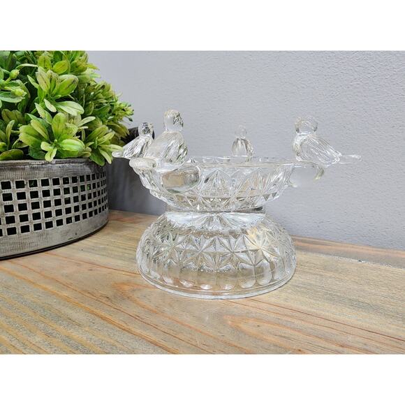 Hofbauer Byrd Crystal Bird Bath 3.5x5.5 Bird - Picture 4 of 8